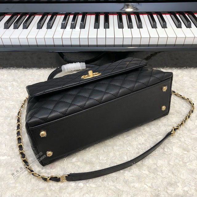 Chanel女包 92991 Chanel鏈條包 小顆粒球紋皮 最頂級複刻手工製作 香奈兒爆款手提女包  djc3945